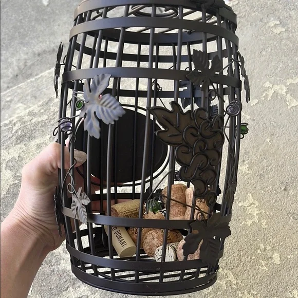 Metal! White Snowman and Black Wine Cork Holder Set - Picture 11 of 16